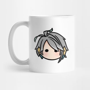 Genshin Impact Alhaitham chibi head | Morcaworks Mug